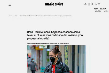Pedro Gómez en Marie Claire