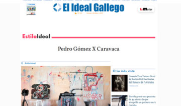 Pedro Gómez en El Ideal Gallego