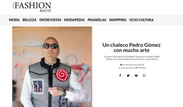Pedro Gómez en The Fashion Route