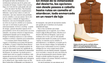 Pedro Gómez en LifeStyle (La Razón)